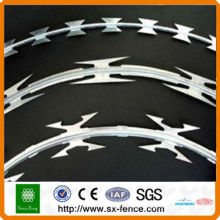 galvanized/low carbon steel razor barbed wire for security with high quality